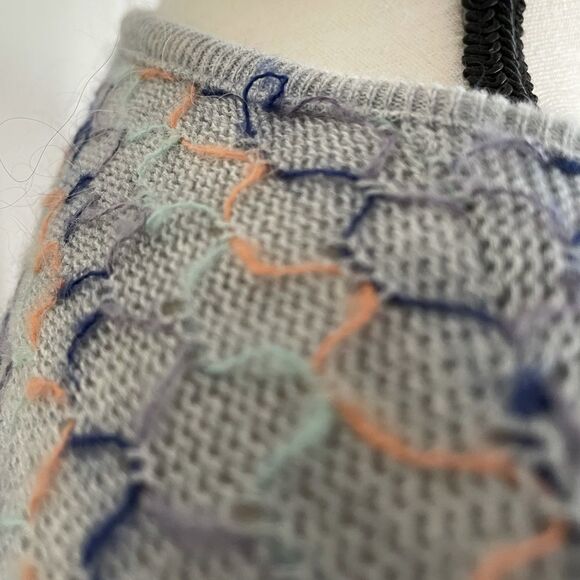 Knitted and Knotted Anthro Embroidered Cardigan, M - Picture 11 of 14